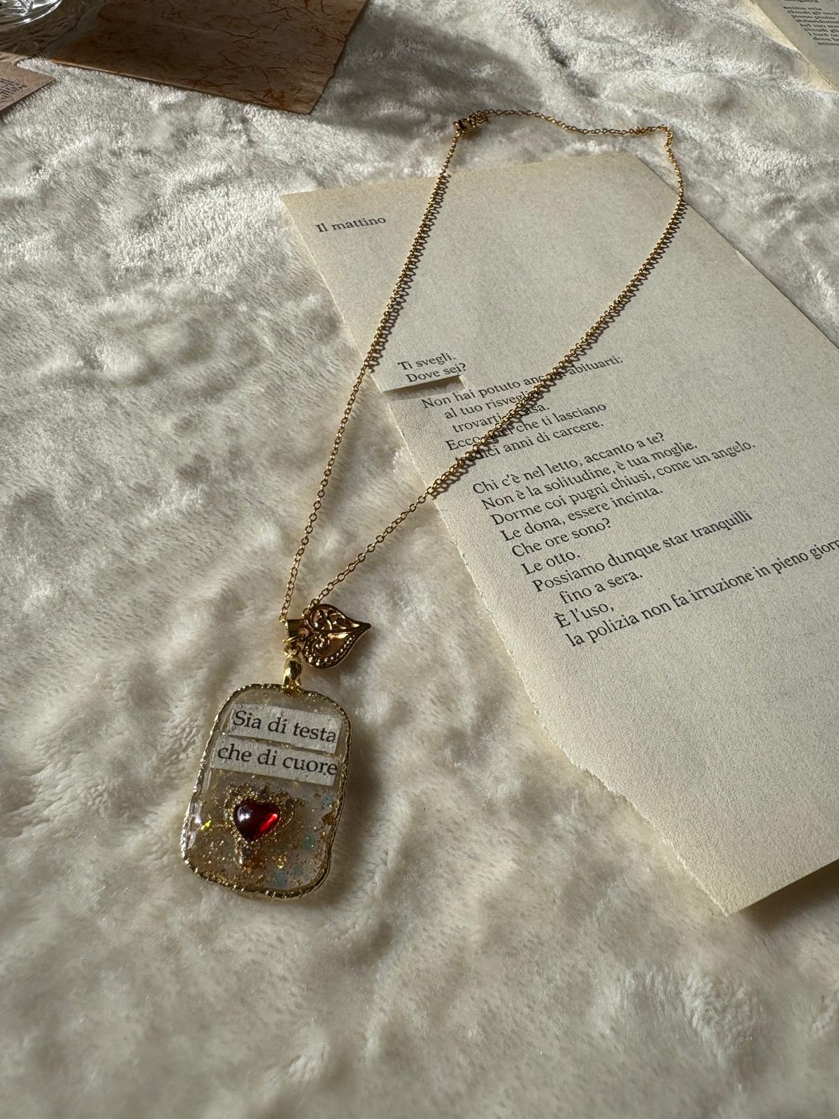 Collana- Sia di testa che di Cuore