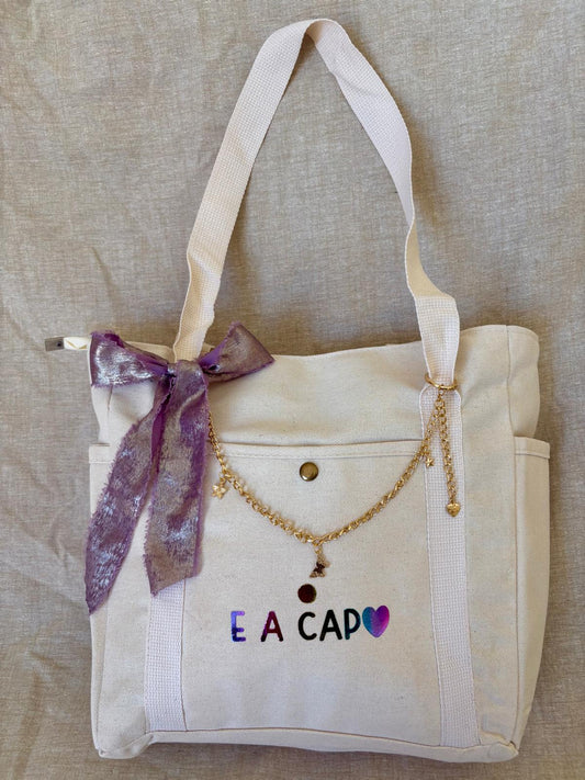 Tote Bag ✨️Punto e a capo✨️