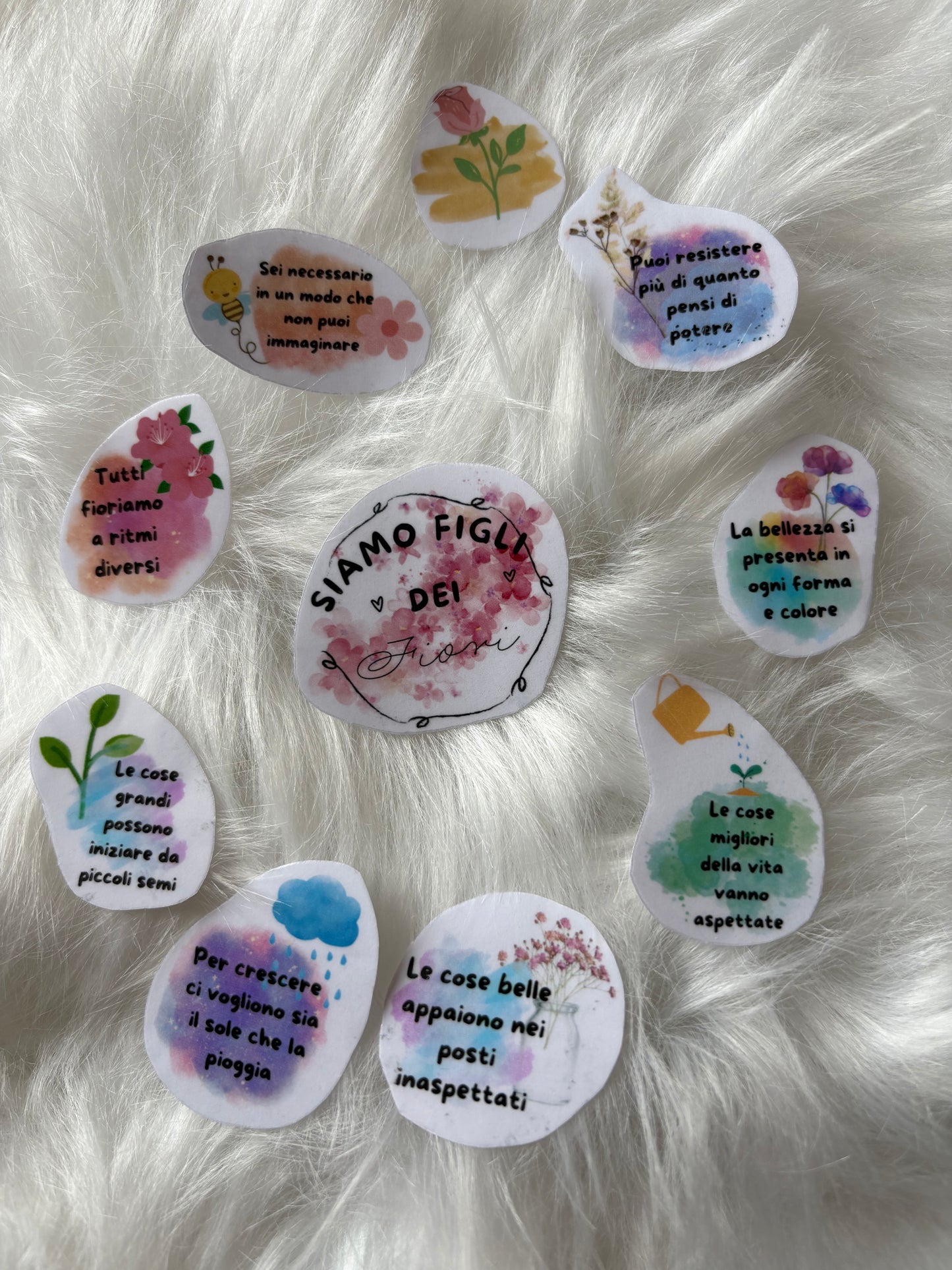 🌿 Set Stickers – "Essenze di Carta"