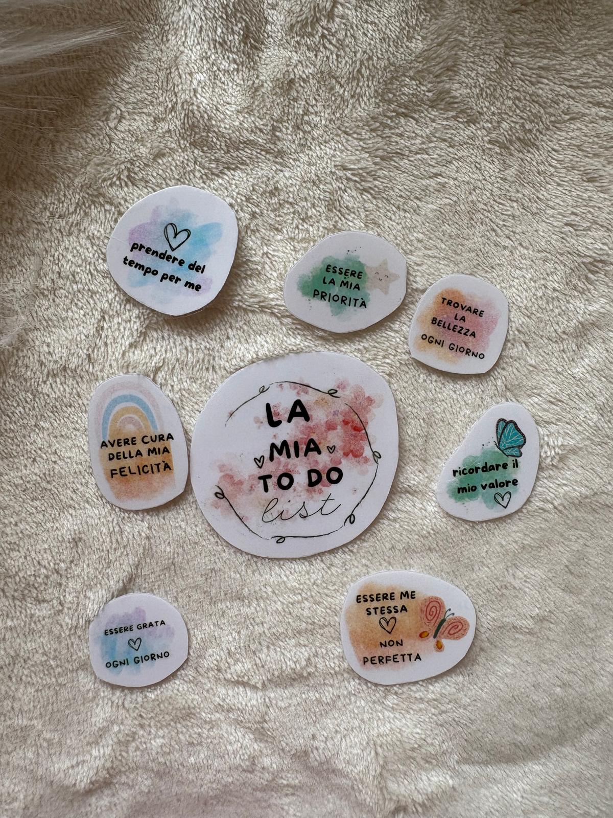 🌿 Set Stickers – "Essenze di Carta"